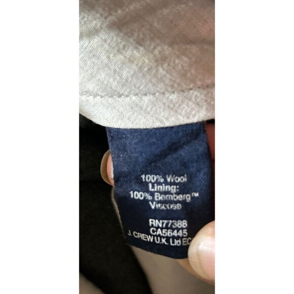 J.CREW Ludlow Slim Trousers Italian Wool Tolleglo 1900 Gray Pants Size 34/32 - Picture 8 of 9